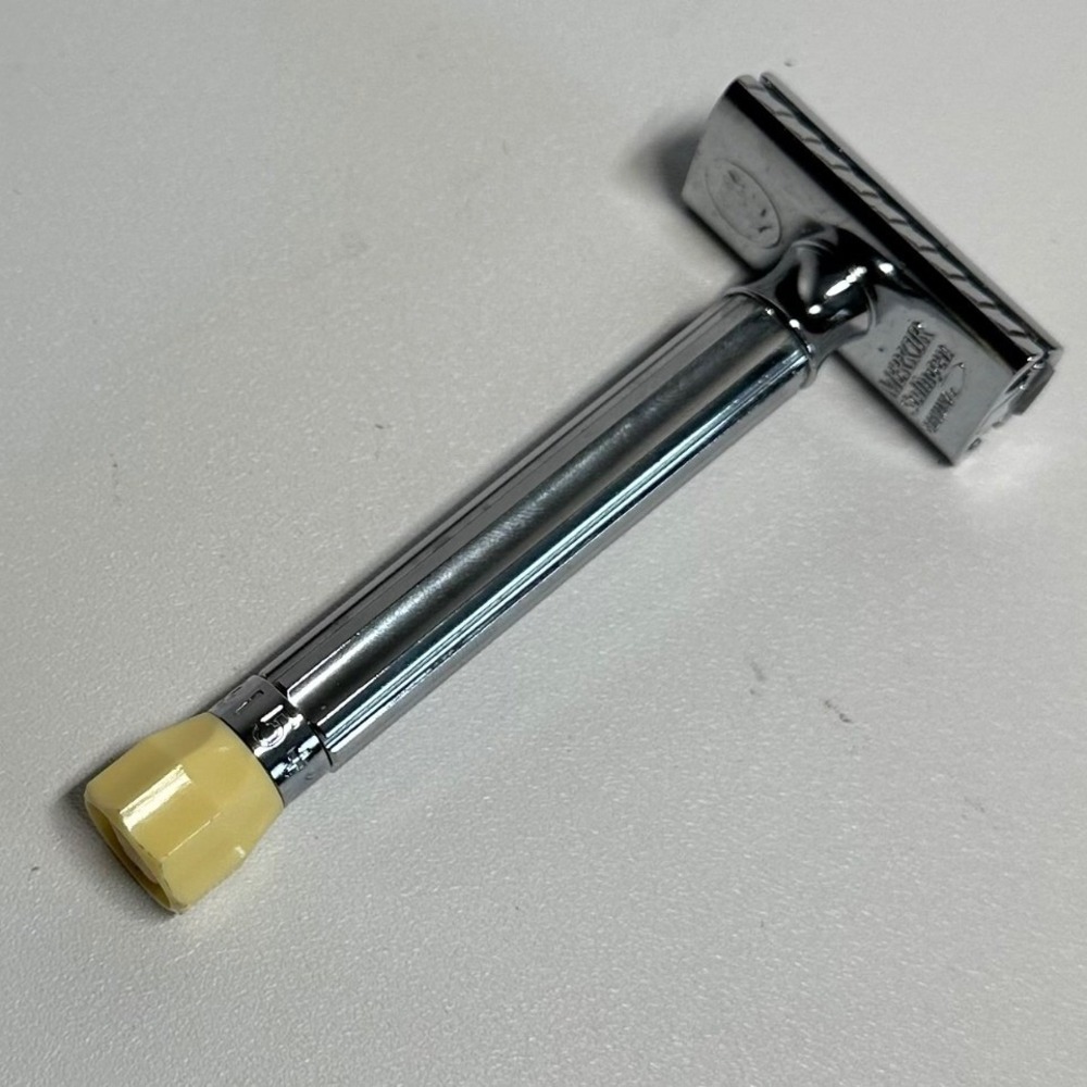MERKUR Adjustable Safety Razor Made in Solingen Germany Vtg 1970's RARE